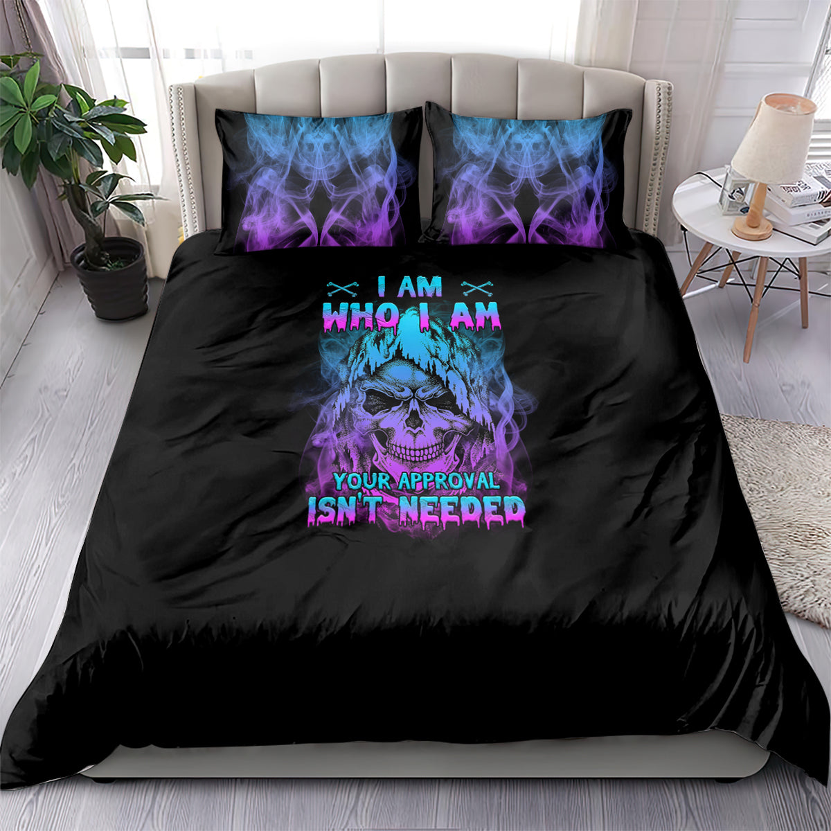 I Am Who I Am Your Approval Isn't Needed Bedding Set - Wonder Print Shop