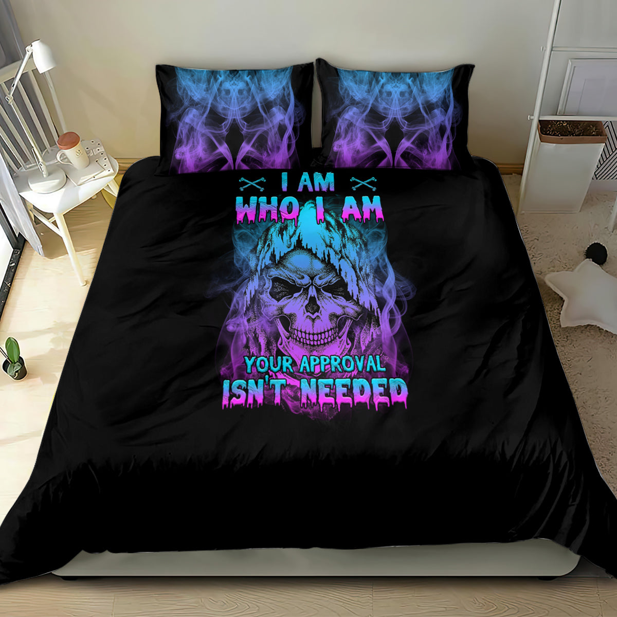 I Am Who I Am Your Approval Isn't Needed Bedding Set - Wonder Print Shop