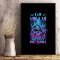 I Am Who I Am Your Approval Isn't Needed Canvas Wall Art - Wonder Print Shop