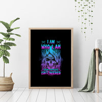 I Am Who I Am Your Approval Isn't Needed Canvas Wall Art - Wonder Print Shop