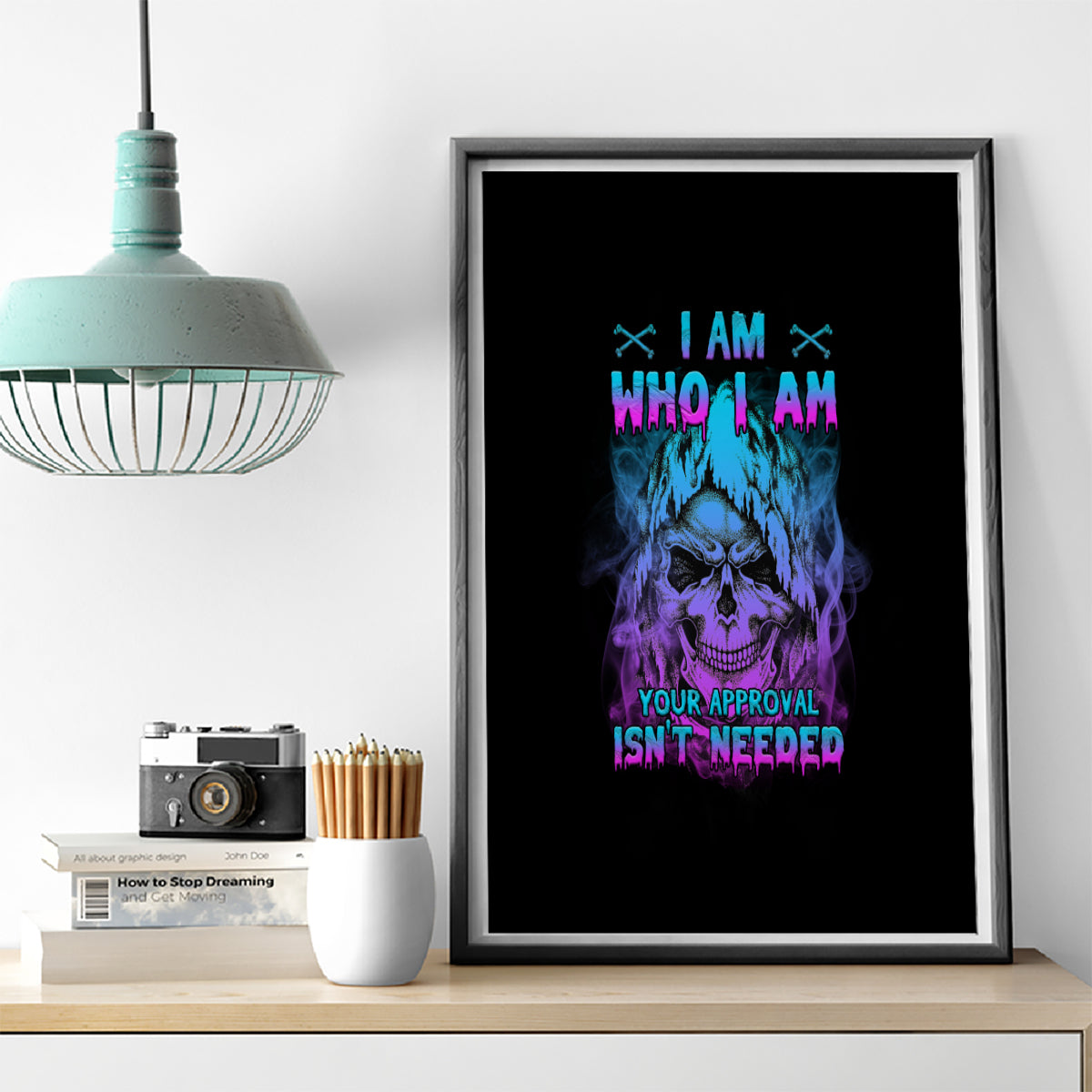 I Am Who I Am Your Approval Isn't Needed Canvas Wall Art - Wonder Print Shop