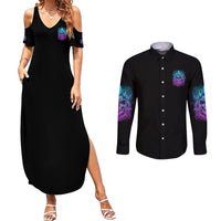I Am Who I Am Your Approval Isn't Needed Couples Matching Summer Maxi Dress and Long Sleeve Button Shirt - Wonder Print Shop