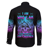 I Am Who I Am Your Approval Isn't Needed Family Matching Mermaid Dress and Hawaiian Shirt - Wonder Print Shop
