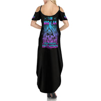 I Am Who I Am Your Approval Isn't Needed Family Matching Summer Maxi Dress and Hawaiian Shirt - Wonder Print Shop