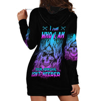 I Am Who I Am Your Approval Isn't Needed Hoodie Dress - Wonder Print Shop