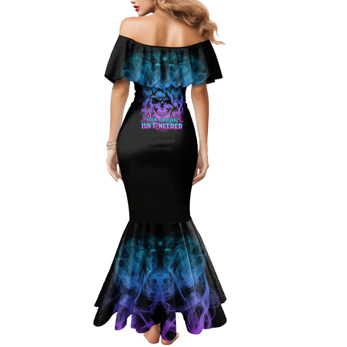 I Am Who I Am Your Approval Isn't Needed Mermaid Dress - Wonder Print Shop