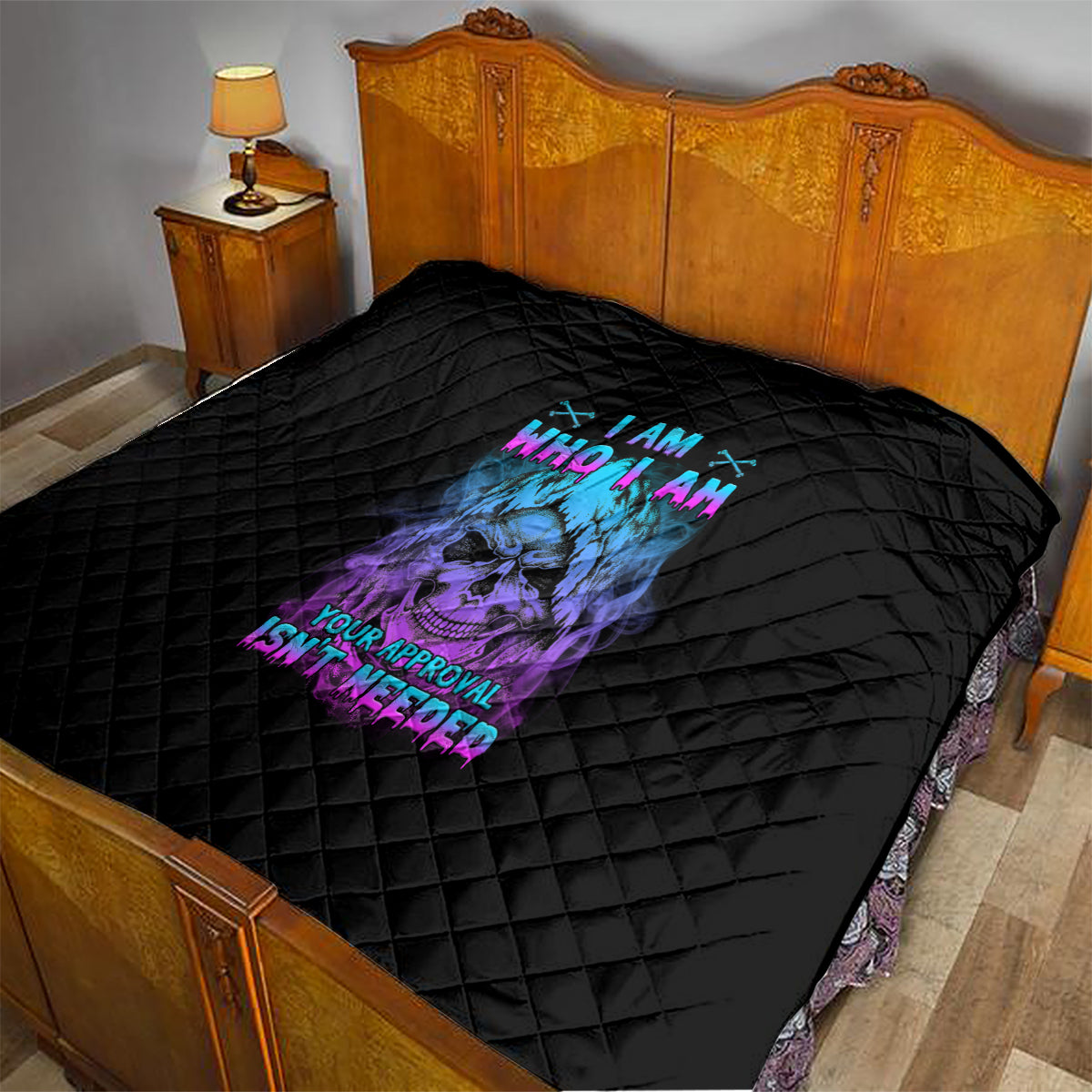 I Am Who I Am Your Approval Isn't Needed Quilt - Wonder Print Shop