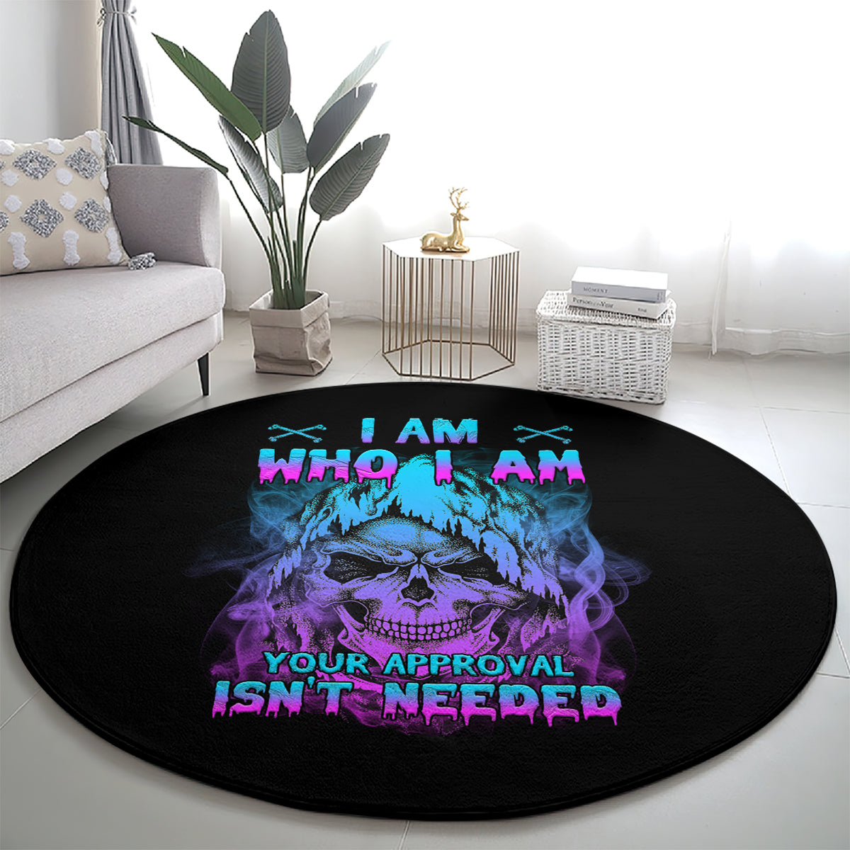 i-am-who-i-am-your-approval-isnt-needed-round-carpet