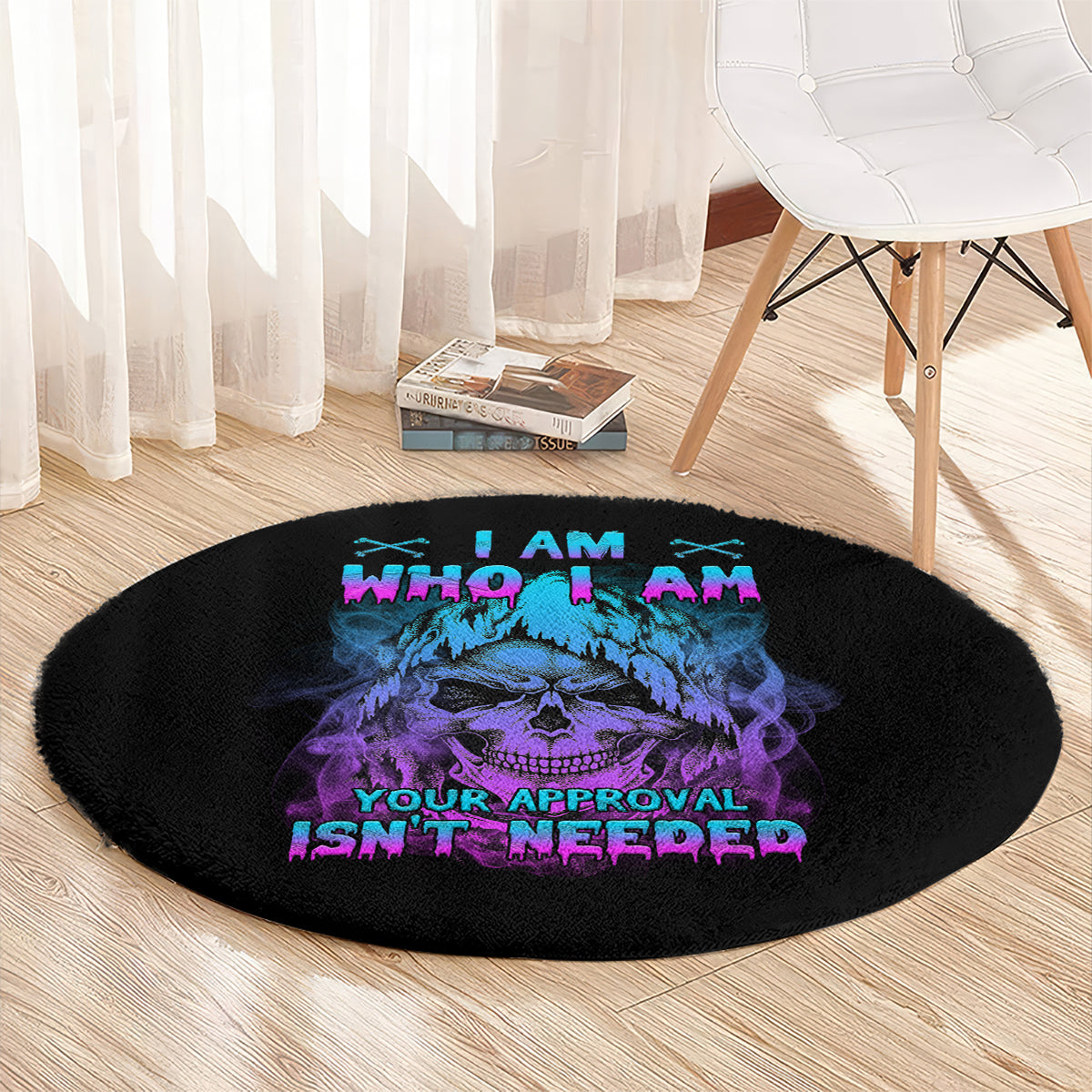 i-am-who-i-am-your-approval-isnt-needed-round-carpet