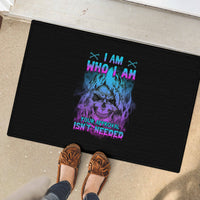 I Am Who I Am Your Approval Isn't Needed Rubber Doormat - Wonder Print Shop