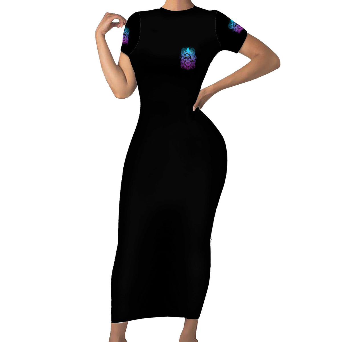 I Am Who I Am Your Approval Isn't Needed Short Sleeve Bodycon Dress - Wonder Print Shop