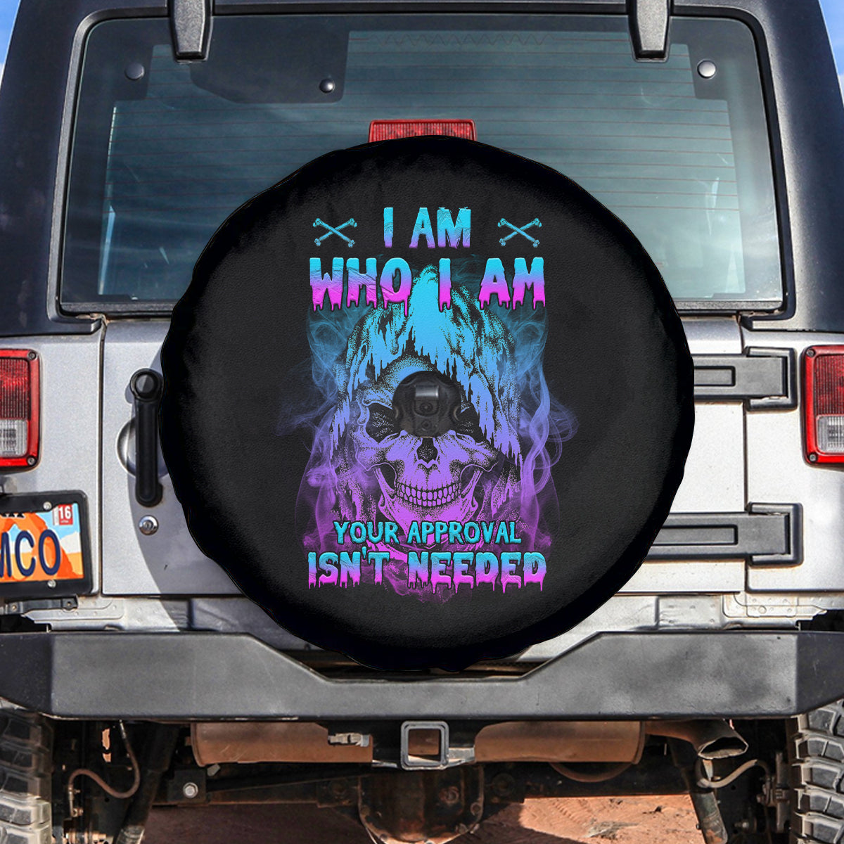 I Am Who I Am Your Approval Isn't Needed Spare Tire Cover - Wonder Print Shop