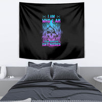 I Am Who I Am Your Approval Isn't Needed Tapestry - Wonder Print Shop