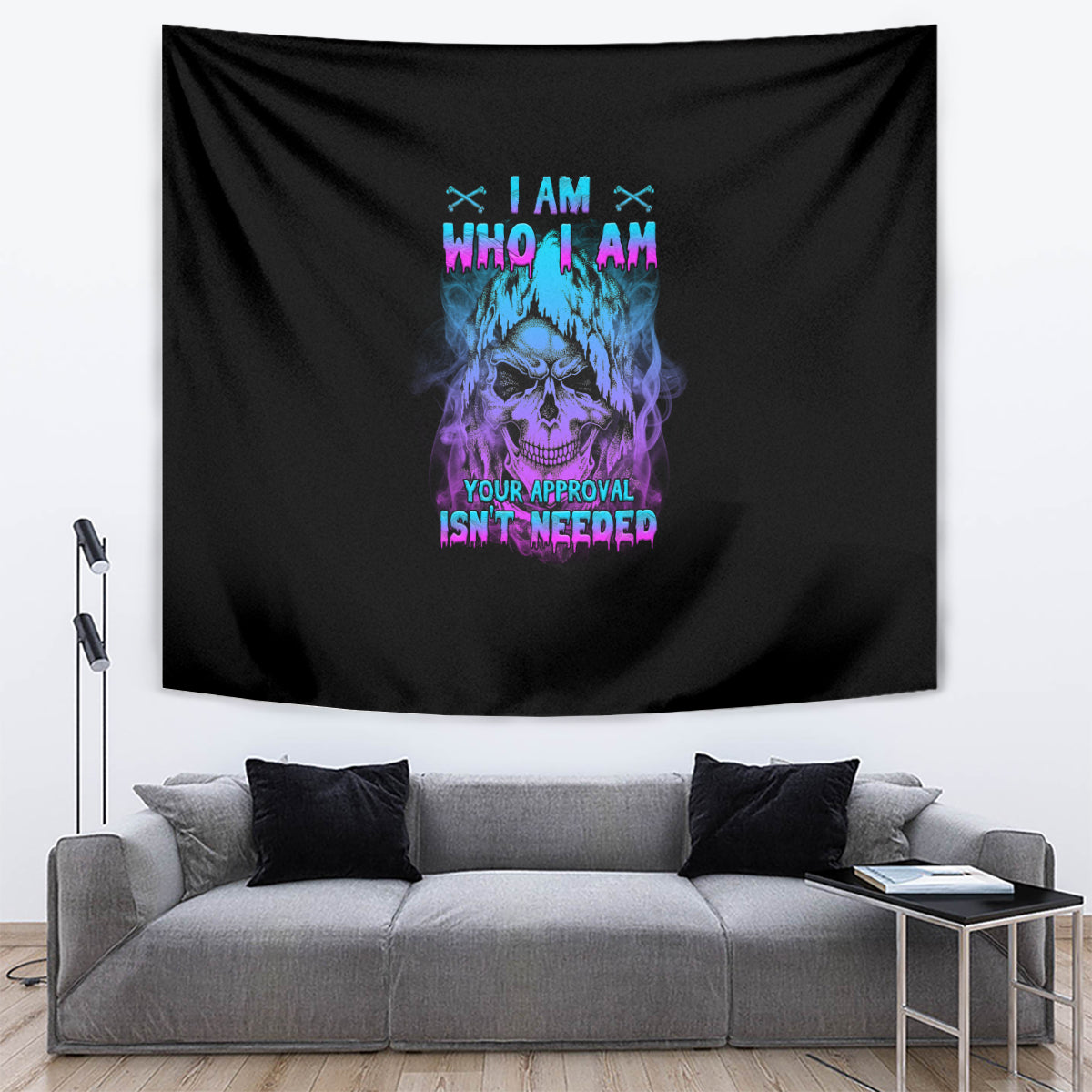 I Am Who I Am Your Approval Isn't Needed Tapestry - Wonder Print Shop