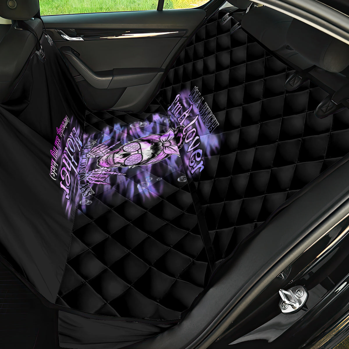 I'm A B I'm A Lover I'm A Crazy Mother Back Car Seat Cover - Wonder Print Shop