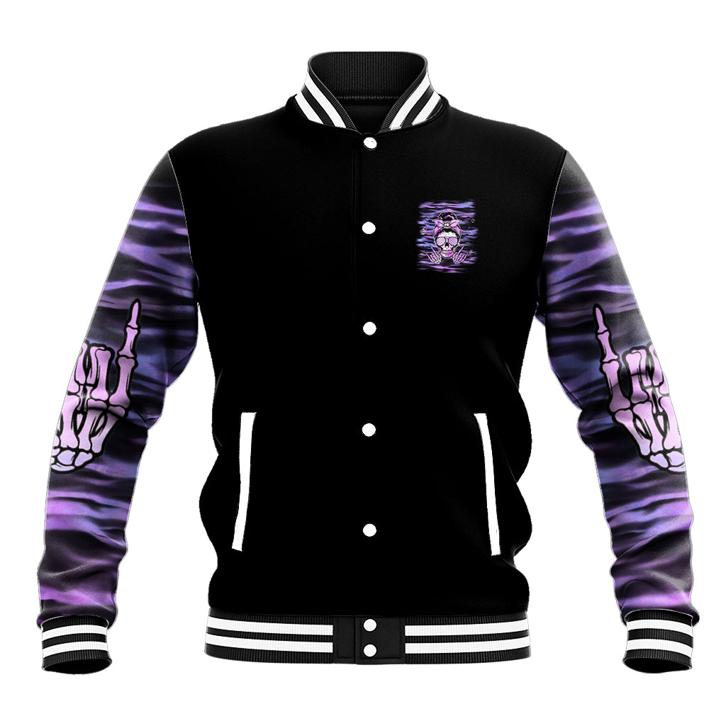 I'm A B I'm A Lover I'm A Crazy Mother Baseball Jacket - Wonder Print Shop