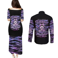 I'm A B I'm A Lover I'm A Crazy Mother Couples Matching Puletasi Dress and Long Sleeve Button Shirt - Wonder Print Shop