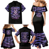 I'm A B I'm A Lover I'm A Crazy Mother Family Matching Mermaid Dress and Hawaiian Shirt - Wonder Print Shop