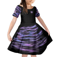 I'm A B I'm A Lover I'm A Crazy Mother Family Matching Short Sleeve Bodycon Dress and Hawaiian Shirt - Wonder Print Shop