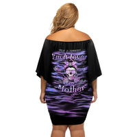 I'm A B I'm A Lover I'm A Crazy Mother Off Shoulder Short Dress - Wonder Print Shop