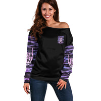 I'm A B I'm A Lover I'm A Crazy Mother Off Shoulder Sweater - Wonder Print Shop