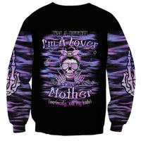 I'm A B I'm A Lover I'm A Crazy Mother Sweatshirt - Wonder Print Shop