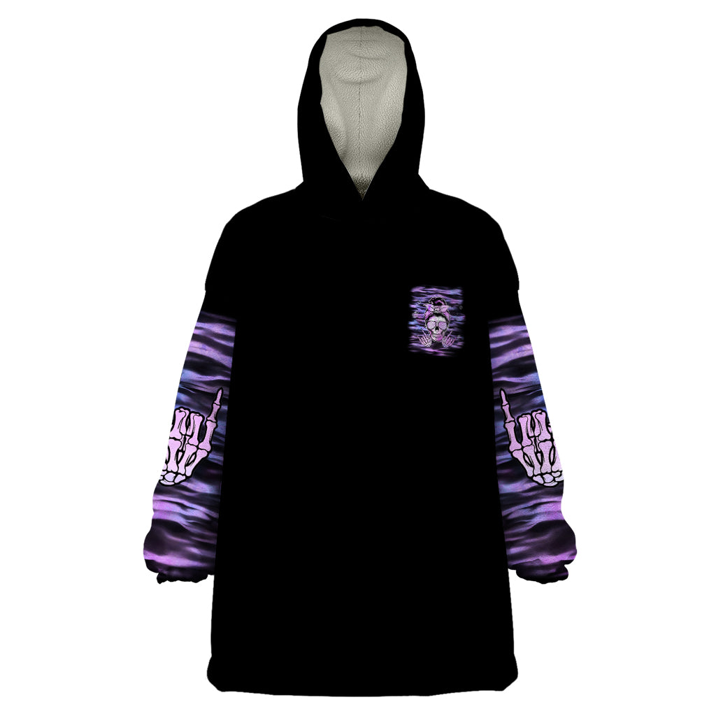 I'm A B I'm A Lover I'm A Crazy Mother Wearable Blanket Hoodie - Wonder Print Shop