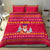 Bon Nadal Andorra Christmas Bedding Set with Fox Snowy Trees and Andorran Flag - Wonder Print Shop