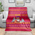 Bon Nadal Andorra Christmas Blanket with Fox Snowy Trees and Andorran Flag - Wonder Print Shop