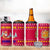 Bon Nadal Andorra Christmas 4 in 1 Can Cooler Tumbler with Fox Snowy Trees and Andorran Flag - Wonder Print Shop