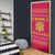 Bon Nadal Andorra Christmas Door Cover with Fox Snowy Trees and Andorran Flag - Wonder Print Shop