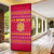 Bon Nadal Andorra Christmas Door Cover with Fox Snowy Trees and Andorran Flag - Wonder Print Shop