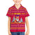 Bon Nadal Andorra Christmas Kid Hawaiian Shirt with Fox Snowy Trees and Andorran Flag - Wonder Print Shop