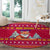 Bon Nadal Andorra Christmas Round Carpet with Fox Snowy Trees and Andorran Flag - Wonder Print Shop