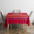 Bon Nadal Andorra Christmas Tablecloth with Fox Snowy Trees and Andorran Flag - Wonder Print Shop