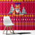 Bon Nadal Andorra Christmas Window Curtain with Fox Snowy Trees and Andorran Flag - Wonder Print Shop