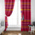 Bon Nadal Andorra Christmas Window Curtain with Fox Snowy Trees and Andorran Flag - Wonder Print Shop