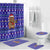 Bon Nadal Andorra Christmas Bathroom Set Holiday Bear, Snowflakes, Paw Prints & Winter - Wonder Print Shop