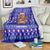 Bon Nadal Andorra Christmas Blanket Holiday Bear, Snowflakes, Paw Prints & Winter - Wonder Print Shop