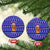 Bon Nadal Andorra Christmas Ceramic Ornament Holiday Bear, Snowflakes, Paw Prints & Winter - Wonder Print Shop