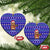 Bon Nadal Andorra Christmas Ceramic Ornament Holiday Bear, Snowflakes, Paw Prints & Winter - Wonder Print Shop