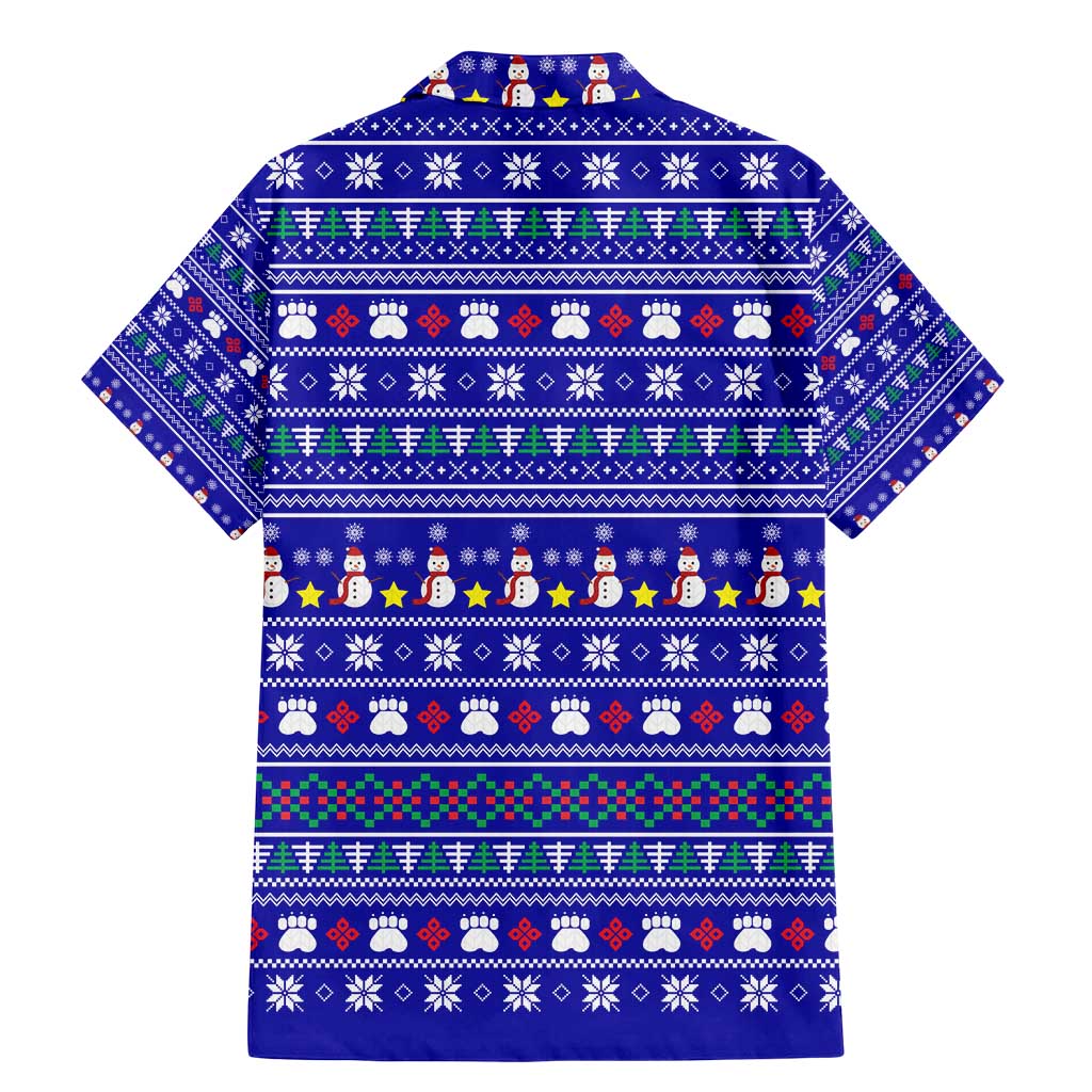 Bon Nadal Andorra Christmas Family Matching Mermaid Dress and Hawaiian Shirt Holiday Bear, Snowflakes, Paw Prints & Winter - Wonder Print Shop