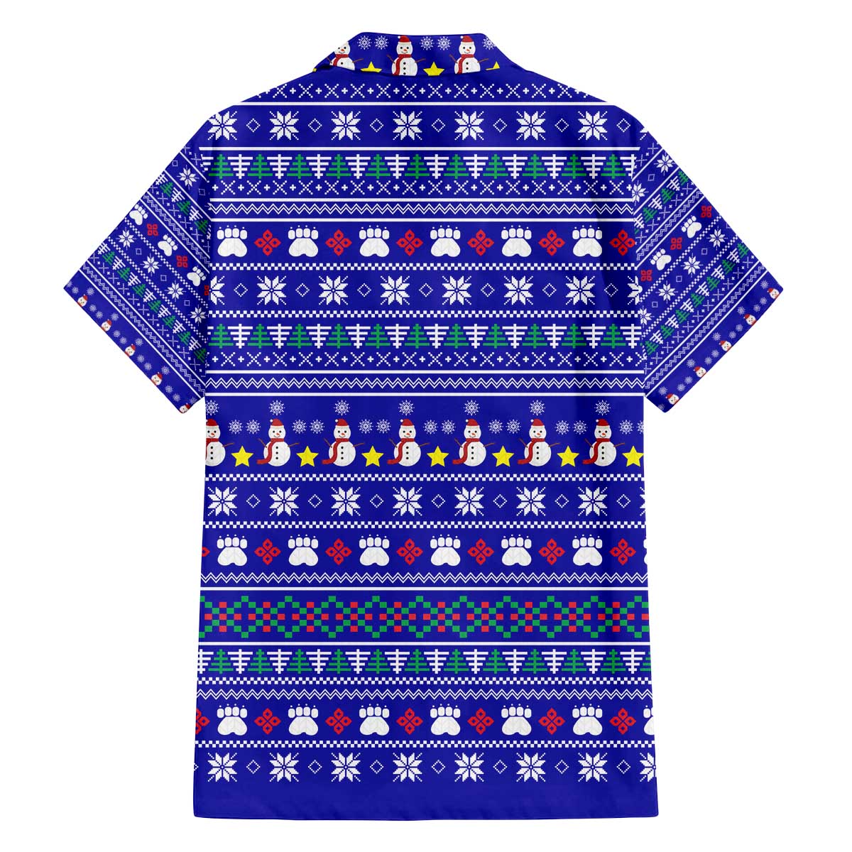 Bon Nadal Andorra Christmas Family Matching Off The Shoulder Long Sleeve Dress and Hawaiian Shirt Holiday Bear, Snowflakes, Paw Prints & Winter - Wonder Print Shop