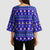 Bon Nadal Andorra Christmas Kimono Sleeve Blouse Holiday Bear, Snowflakes, Paw Prints & Winter - Wonder Print Shop