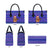 Bon Nadal Andorra Christmas Leather Bag Holiday Bear, Snowflakes, Paw Prints & Winter - Wonder Print Shop