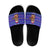 Bon Nadal Andorra Christmas Slide Sandals Holiday Bear, Snowflakes, Paw Prints & Winter - Wonder Print Shop