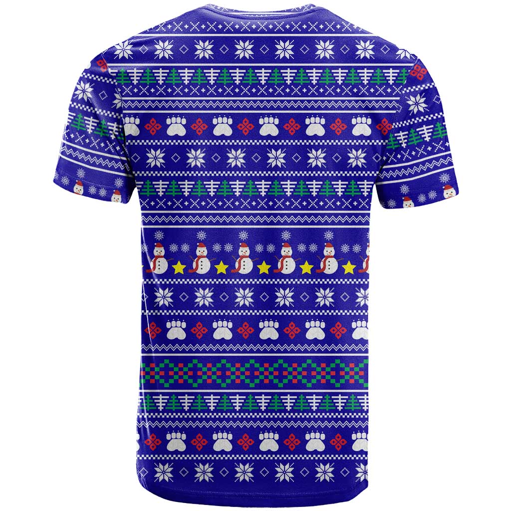 Bon Nadal Andorra Christmas T Shirt Holiday Bear, Snowflakes, Paw Prints & Winter - Wonder Print Shop