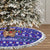 Bon Nadal Andorra Christmas Tree Skirt Holiday Bear, Snowflakes, Paw Prints & Winter - Wonder Print Shop