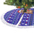 Bon Nadal Andorra Christmas Tree Skirt Holiday Bear, Snowflakes, Paw Prints & Winter - Wonder Print Shop