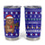 Bon Nadal Andorra Christmas Tumbler Cup Holiday Bear, Snowflakes, Paw Prints & Winter - Wonder Print Shop